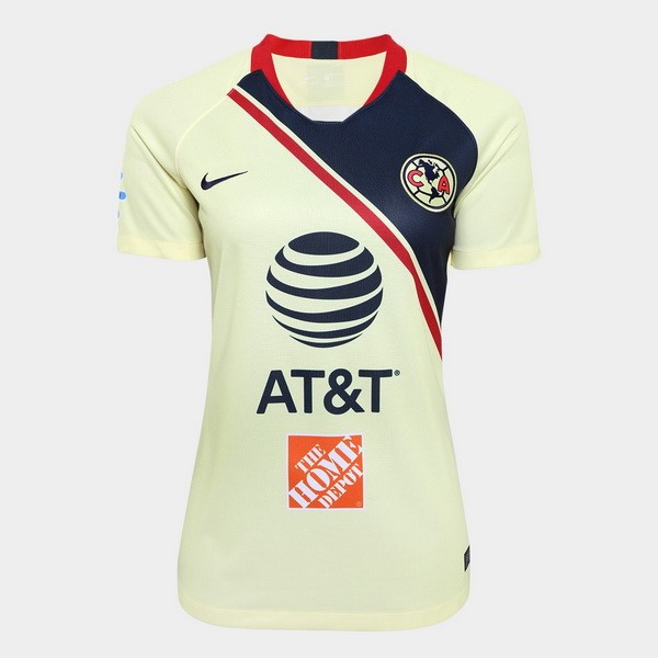 Club América Trikot Heim Damen 2018-19 Gelb Fussballtrikots Günstig